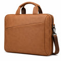 Wasserabweisende Laptop Tasche 15 Zoll Braun mit Gepolsterten Fächern