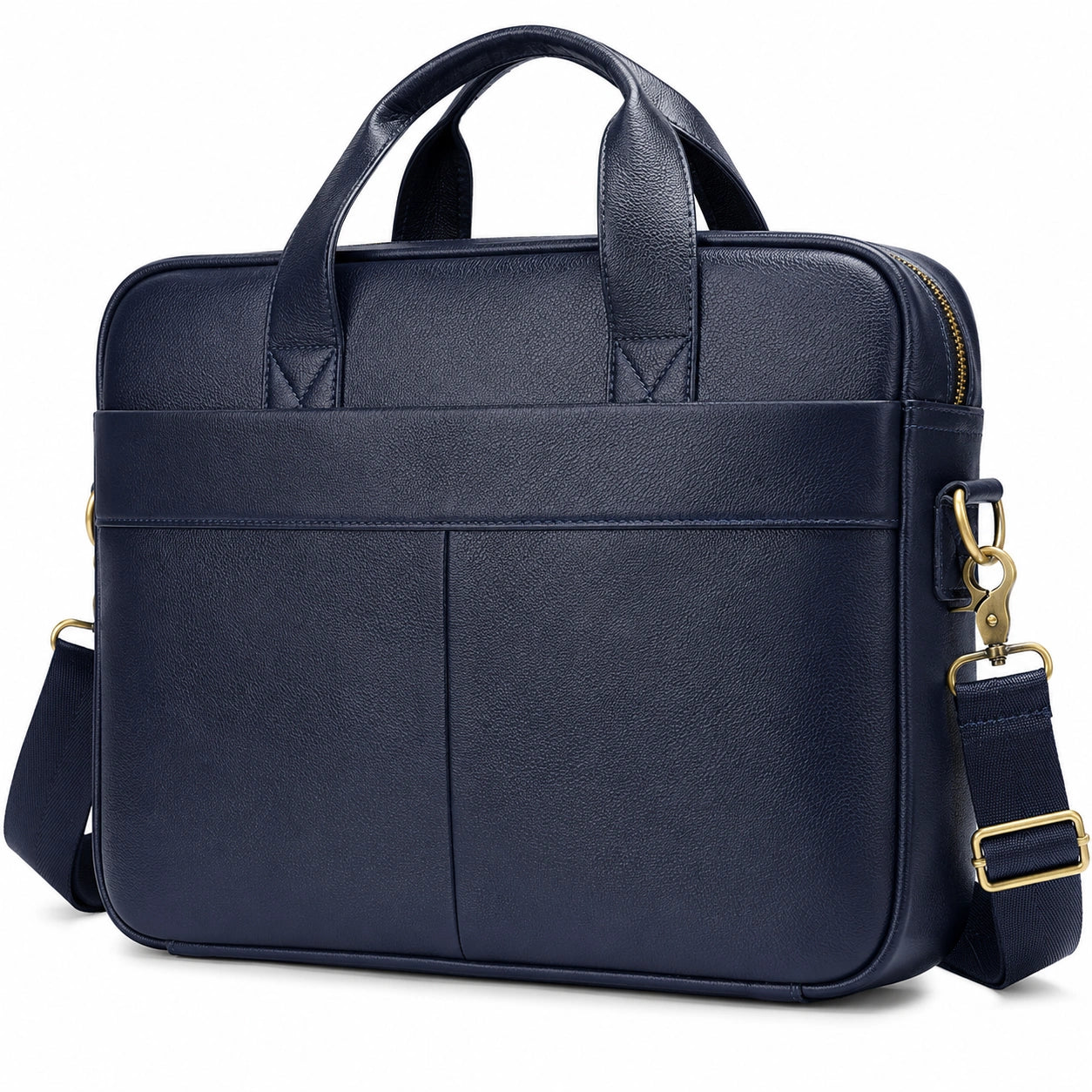 Laptop-Tasche Dunkelblau mit abnehmbarem Schultergurt