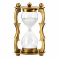 Elegante Sanduhr 30 Minuten Gold