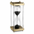 Dekorative Sanduhr Gold und Schwarz, 60 Minuten