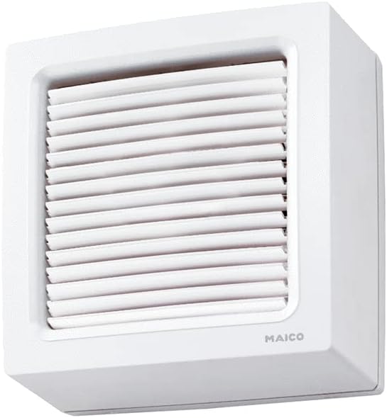 Maico Deckenventilator, Weiß, Original EVN 22 Axiale Fensterventilator für Büro, Geschäftsraum, Gewerberaum, Gaststätte