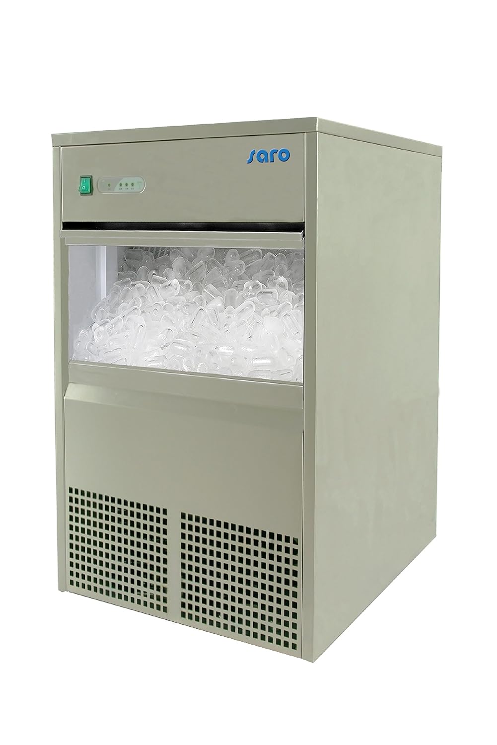Saro Buffetschrank, 10 kg, Silber, EB 40 Eiswürfelbereiter/Vorratsbehälter /edelstahl