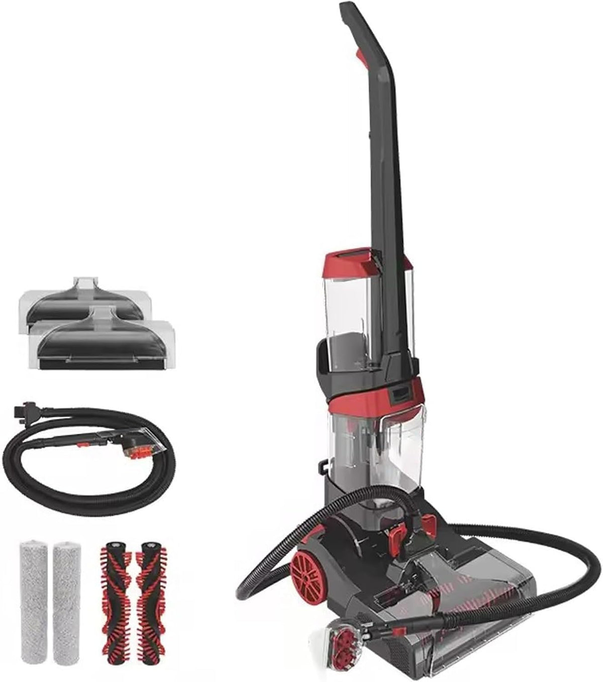 Sofa STWBHW, 800 W, Schwarz, Aufrechter Teppich- und Hartbodenreiniger, leistungsstarker Tiefenreinigungs-Teppich-Shampooer