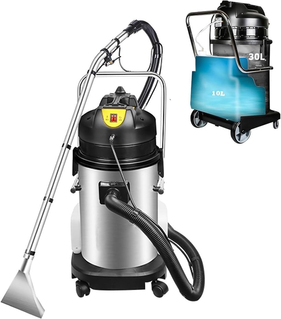 HaiZethonic Sofa, 40l, 30 L, Silber, 20/30/ Tragbare Teppichreinigungsmaschine, 3 in 1 Tiefenreinigung, Edelstahl