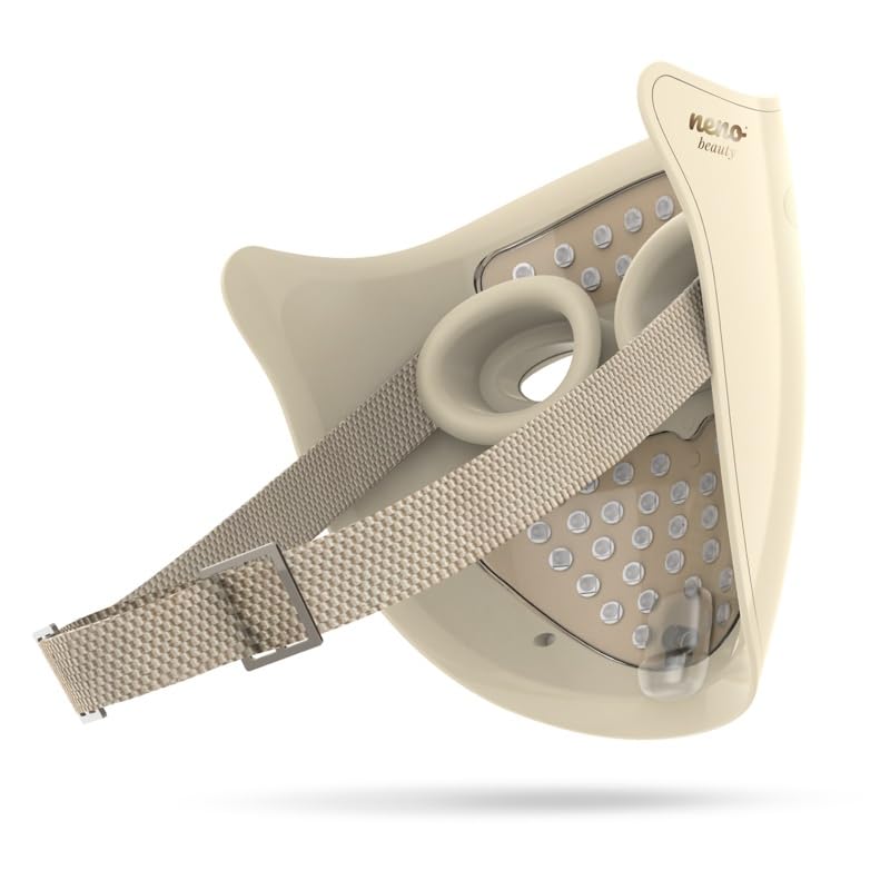 NENO Gesichtsmasken & -kuren, Schwarz, Beauty Alva LED-Gesichtsmaske, Lichttherapie Maske mit 4 Wellenlängen, 220 LEDs
