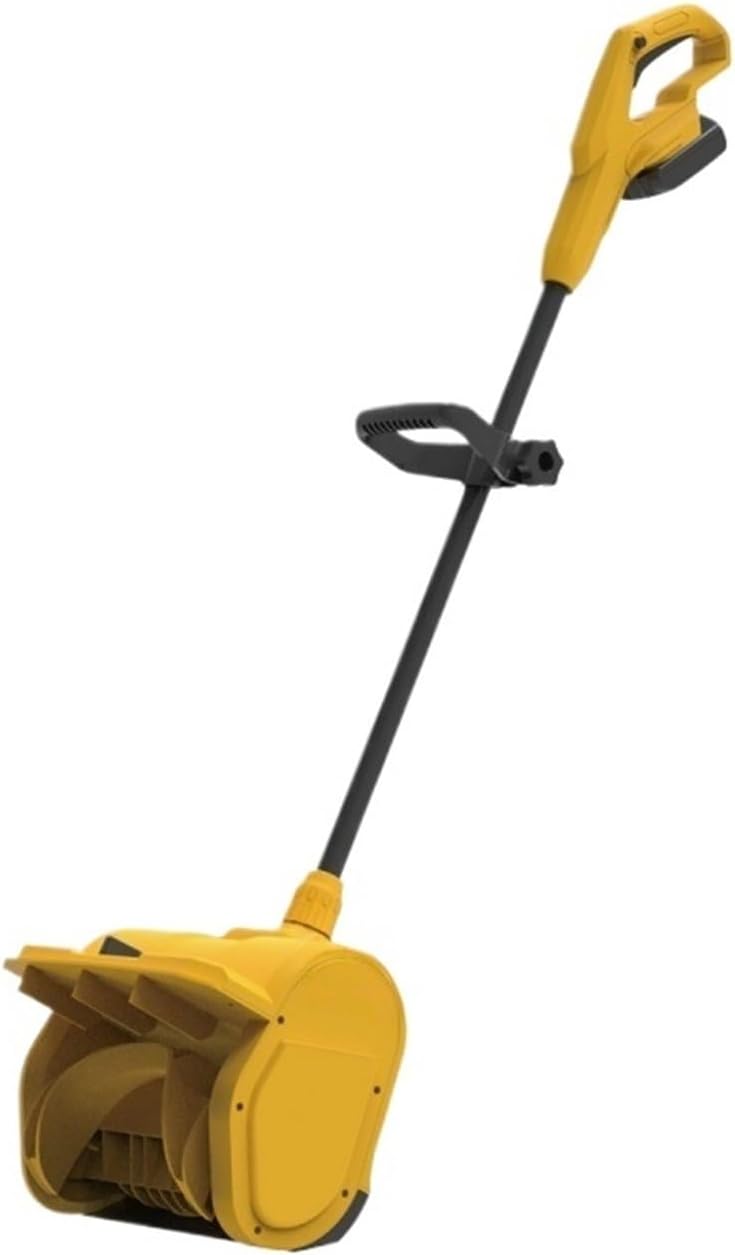 SMTYXS Schneefräse, Schwarz, Bürstenloser, Terrasse Und EIS, Schnelle Reinigung Mit 20-V-Akku