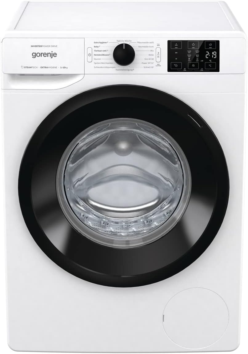 Gorenje Waschmaschine, 10 kg, Weiß, WAM 14 AP mit Dampffunktion / / 1400 U / 16