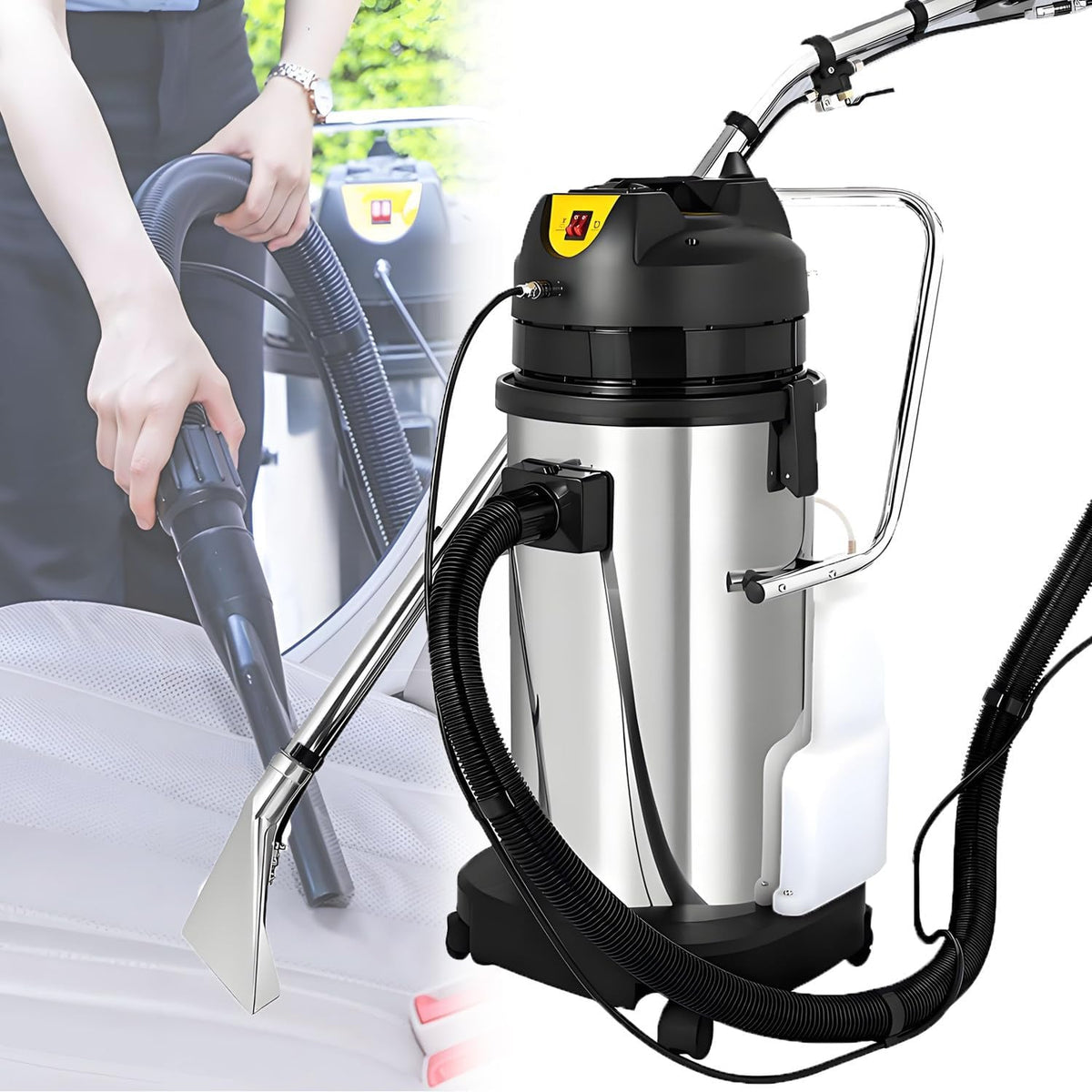 QuinteZhenTially Reinigungsmittel für Teppichbodenreiniger, 20 l, 30 l, 40 l, 40 L, Edelstahl, Kunststoff, Schwarz