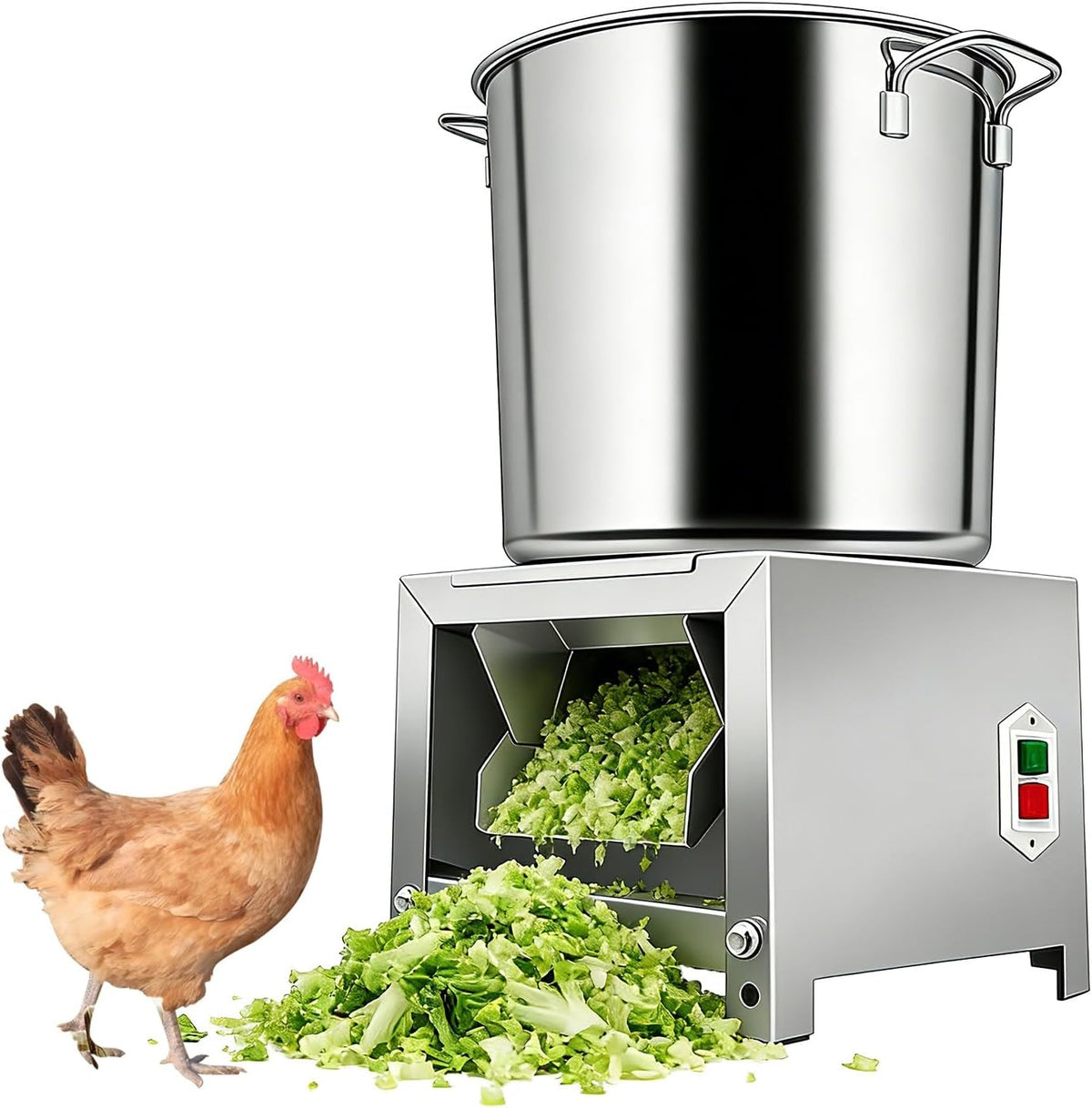 YISHENX Küchenmaschinen, Rührgeräte & Mixer, 1000 W, 1200 W, 1500 W, 1800 W, 1200w, Edelstahl 304 (dick), Silber