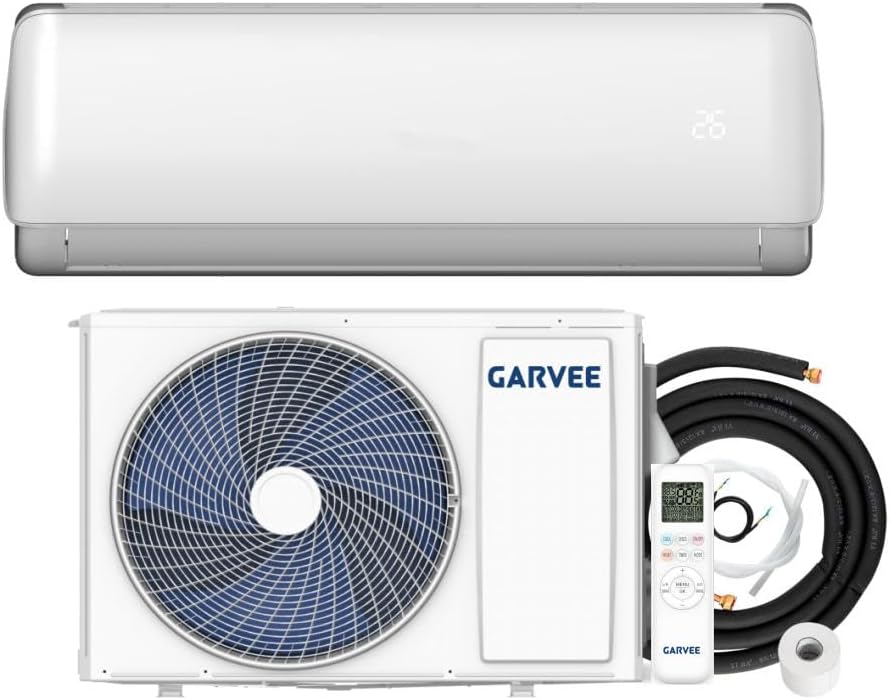 Euker Split-Klimaanlage, Grau, 24000 BTU Wand Split Klimagerät A++