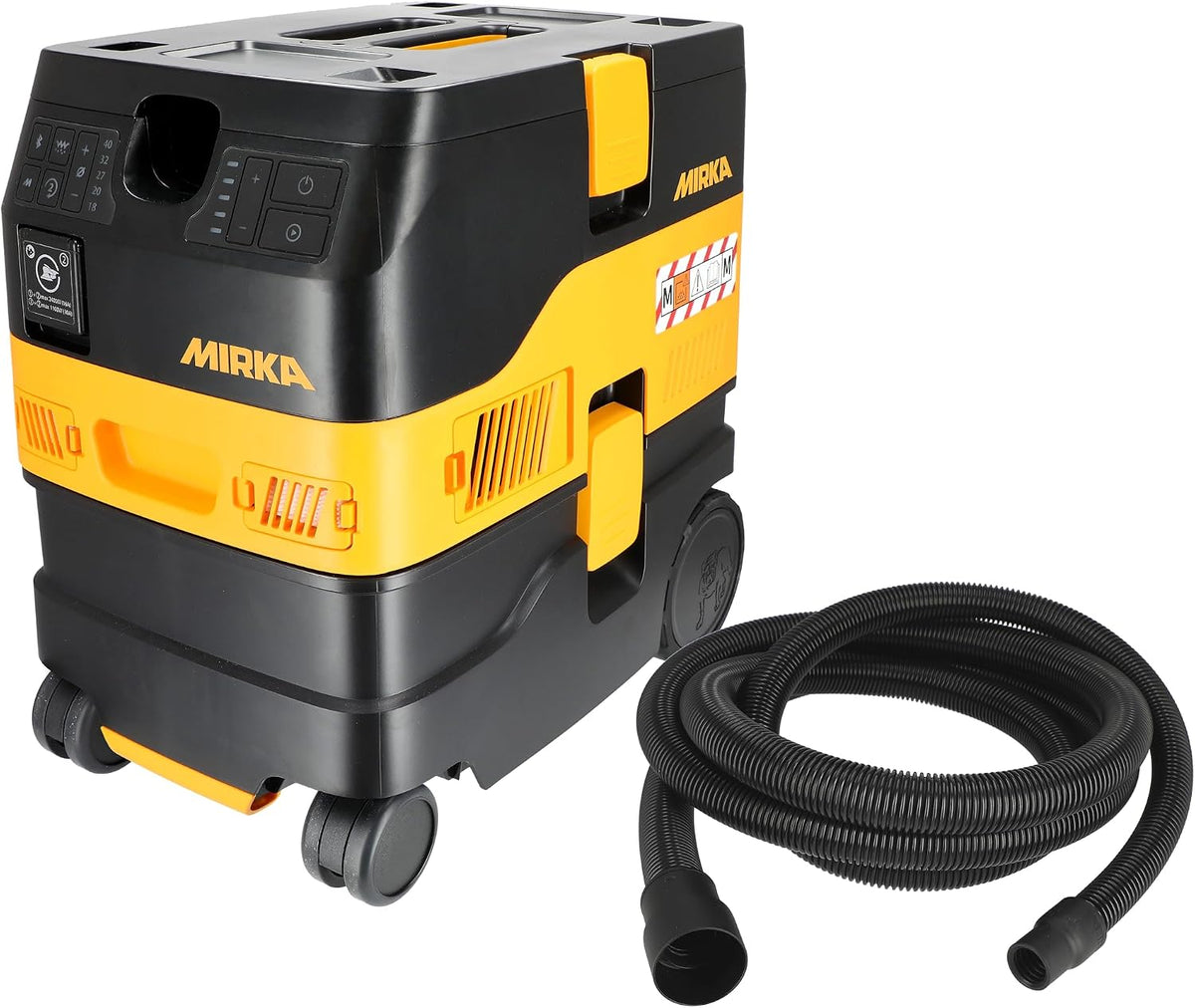 Mirka Staubsauger, 1217 M, 4m, Schwarz, Industrie DEXOS AFC mit Schlauch
