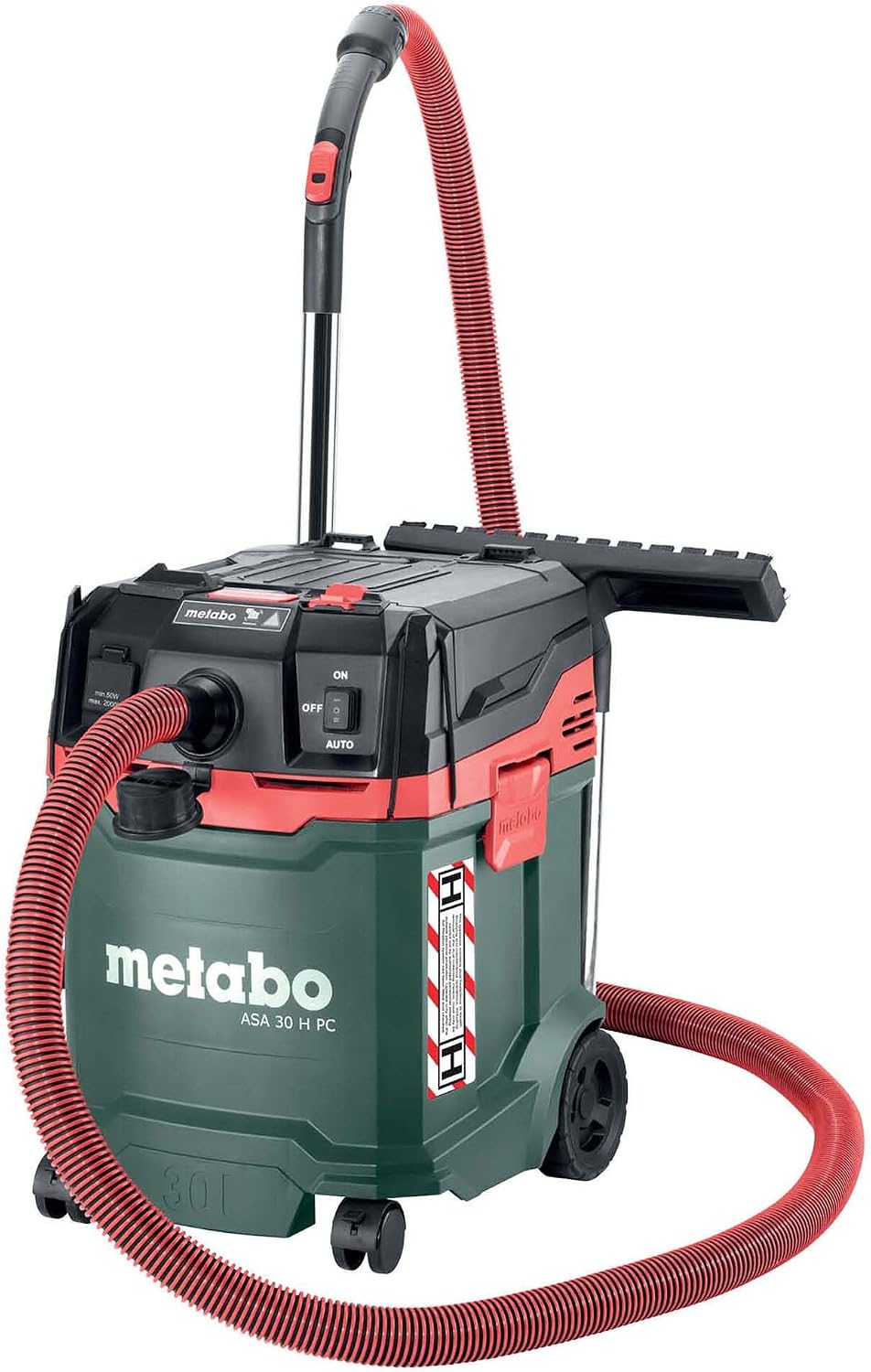metabo Staubsauger, 1200 W, Schwarz, ASA 30 H PC Allessauger, Nass-Trockensauger Staubklasse H