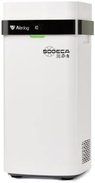 Sodeca Dunstabzugshaube, 38 m, Weiß, Airdog X5 Ionen-Luftreiniger für Zuhause, leiser Luftreiniger für Allergiker und Haustiere