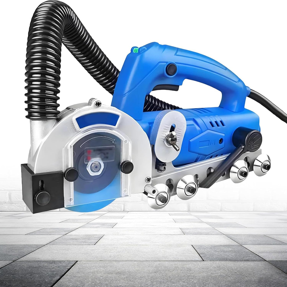 Sunseota Staubsauger, 1200 W, Grau, Elektrischer Fugenreiniger, elektrisches Fugenentfernungswerkzeug, Fliesenreinigungsmaschine (9000 U/min)