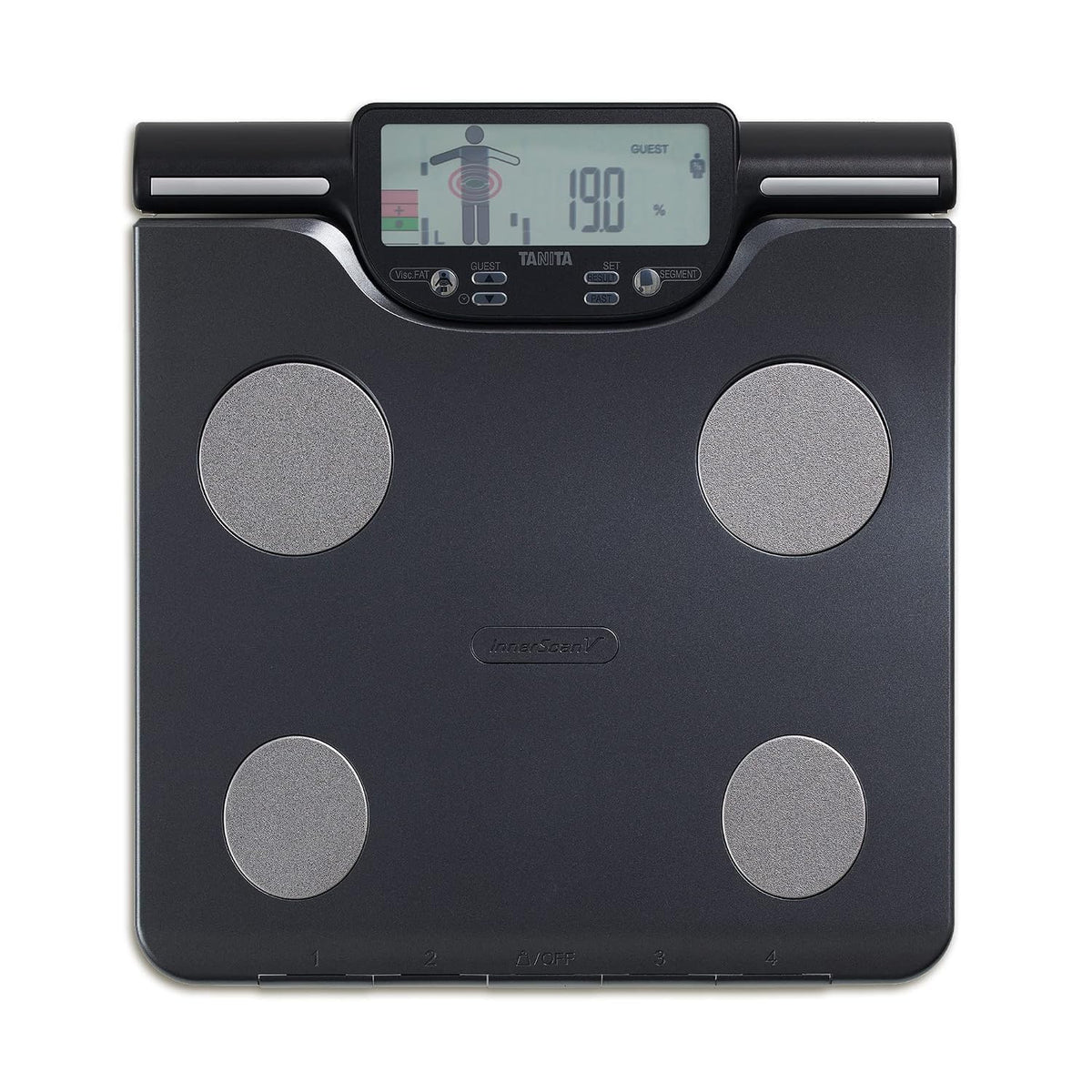 tanita Körperfettmessgeräte, Schwarz, BC-613 Segment-Körperanalysewaage, digitale Körperfettwaage