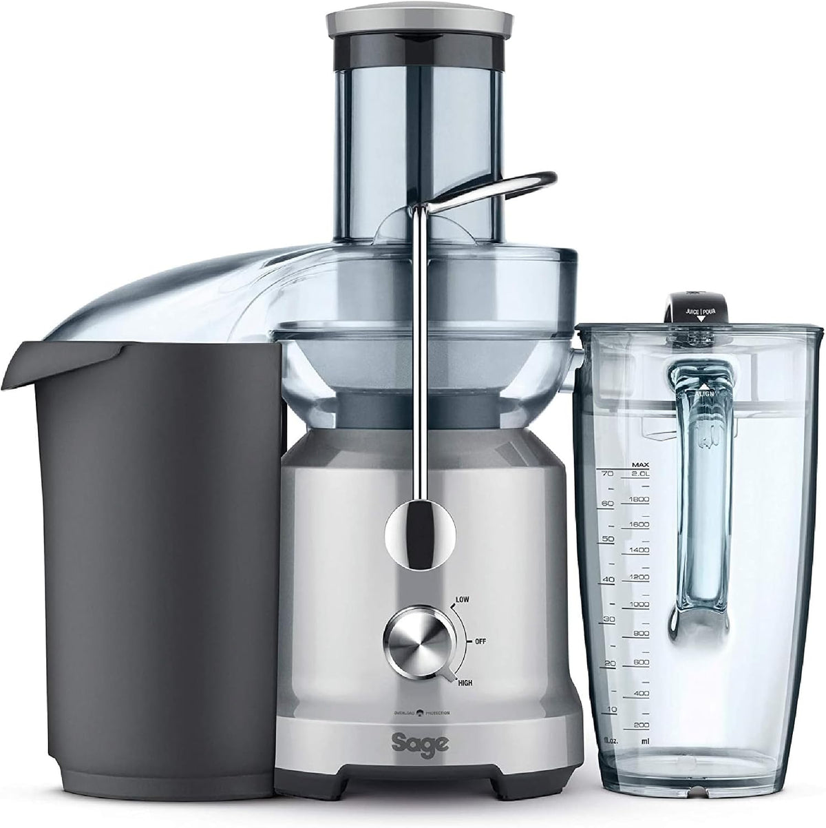 Sage Zentrifugal-Entsafter, Silber, The Nutri Juicer Cold, Entsafter für Obst und Gemüse