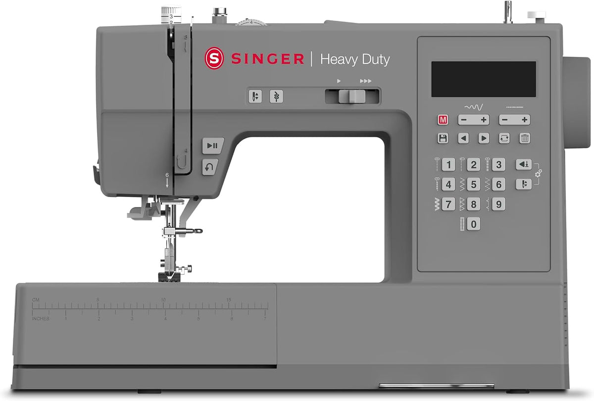 Singer Elektronisch gesteuerte Nähmaschinen, Schwarz, Heavy Duty 6705C