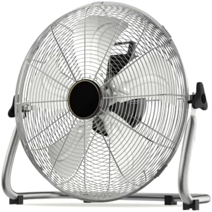 Hochleistungs Bodengebläse, Weiß, Industrie-Stundeventilator, Hochgeschwindigkeits-Metallbodenventilator