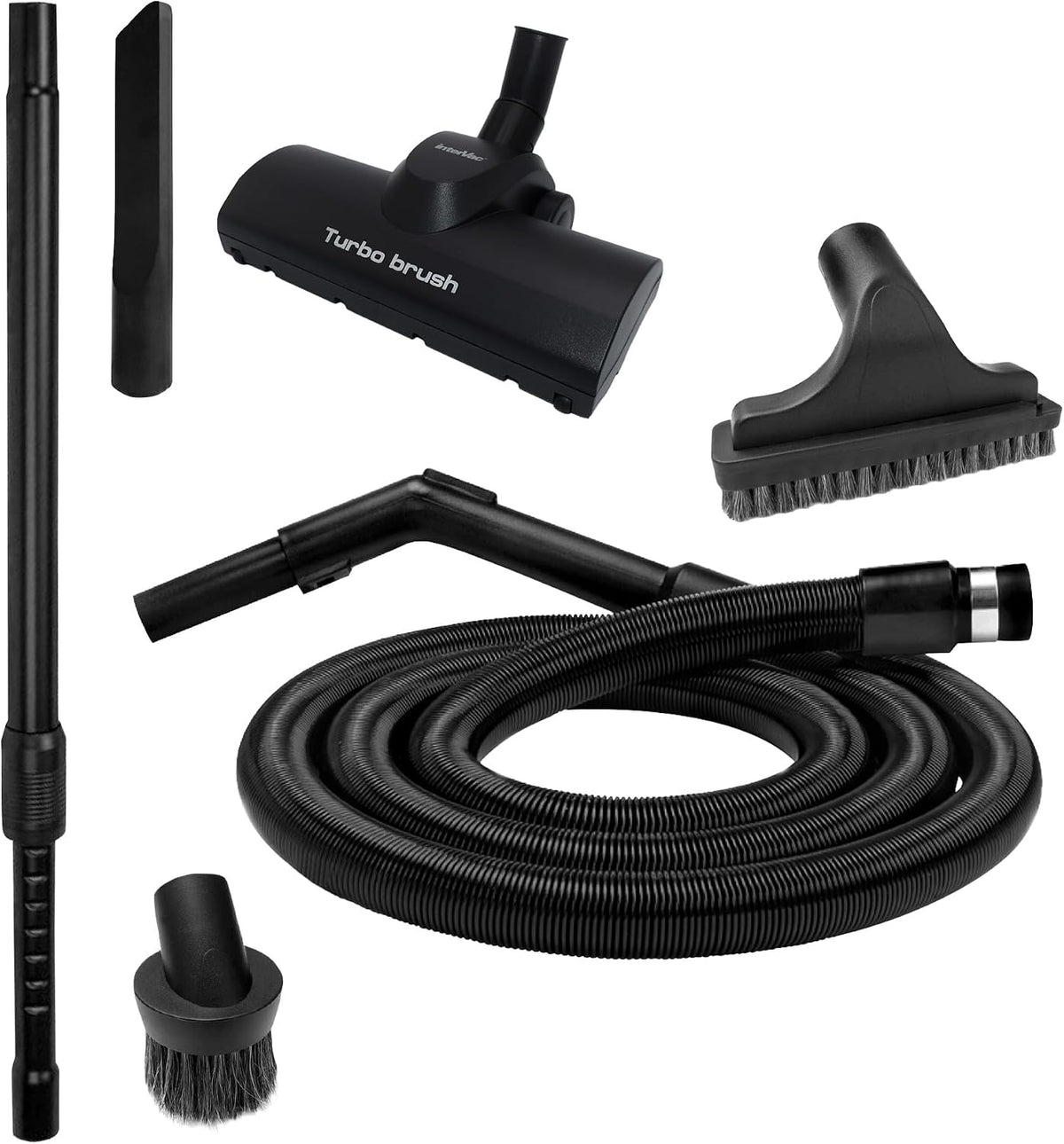 InterVac Design Corp Staubsauger, Schwarz, Zubehör-Set mit gebänderter Manschette für alle modelle (GH, CS-RM, CS-8