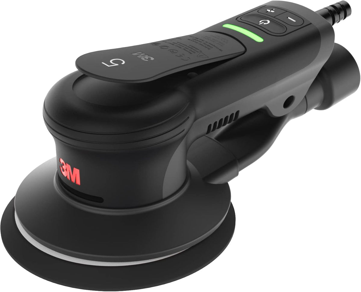3M Staubsauger, 16 Zoll, 110 V, 350 W, 3M, Schwarz, Xtract Elektrischer Exzenterschleifer, Ergonomisch und Leicht ROS