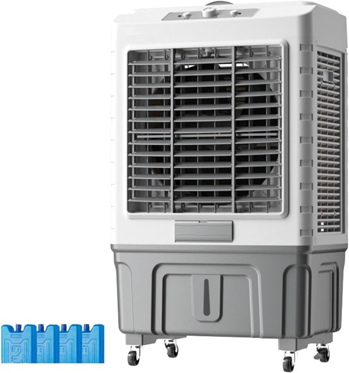 WTJDCCY Mobiles Klimagerät, 50 Liter, Weiß, Tragbare Mobile Klimaanlage mit 120°Oszillation, 3 Geschwindigkeitsstufen