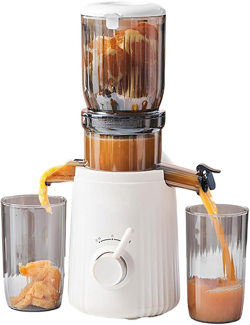 Zentrifugalentsafter Mastizier-Entsafter mit einer Schnecke, Grau, Vollautomatische Frischsaftmaschine, breiter Vorschub