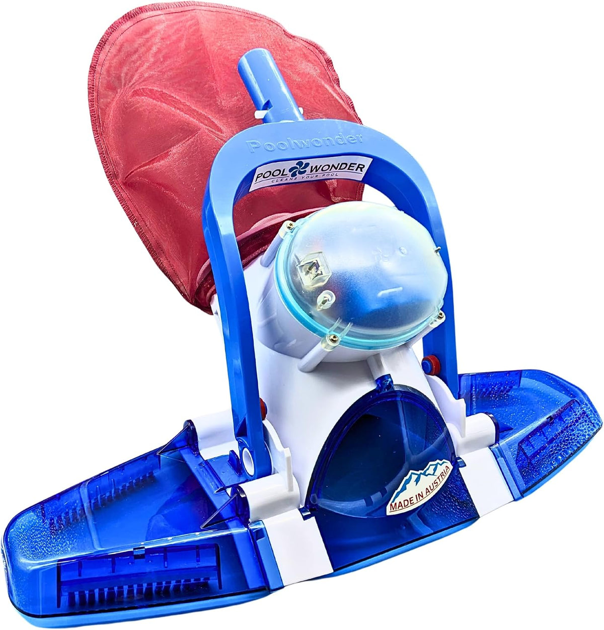 Poolwonder Poolroboter, 50 cm, Schwarz, Turbolix starker Akku Poolsauger mit Breite Made in Austria