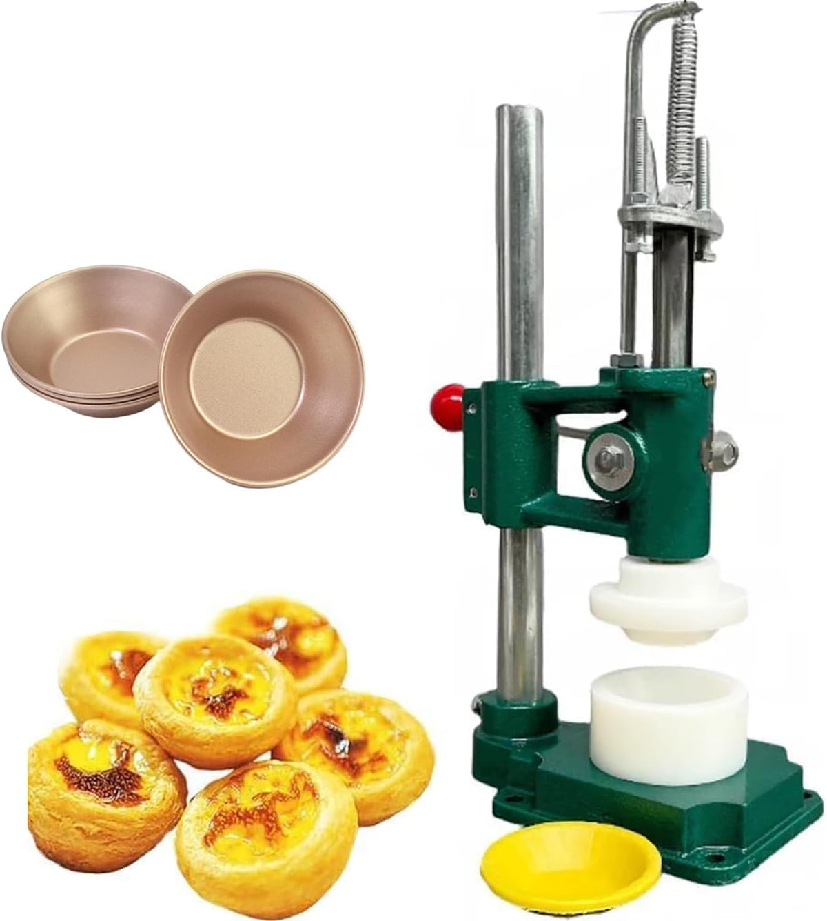 Eierkuchen Muffinbackformen, Schwarz, Pressmaschine - Manuelle -Schalen-Maker mit Antihaft-10