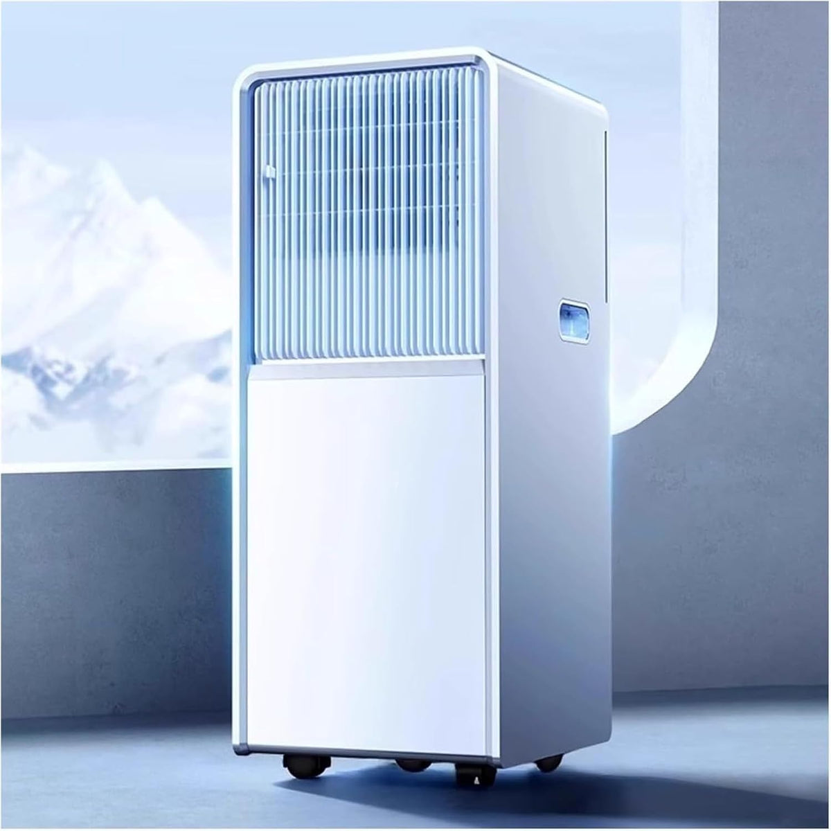 YUHUILI Mobiles Klimagerät, Schwarz, Tragbares Raumklimagerät mit Kühlung, Entfeuchtung & Heizung, 120° Weitwinkel-Luftversorgung