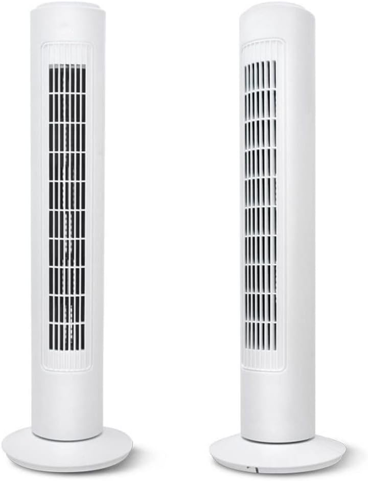 SaryEdge Standventilatoren, 73 cm, Weiß, hoher, klingenloser Ventilator, 3 Geschwindigkeitsstufen, 8-Stunden-Timer