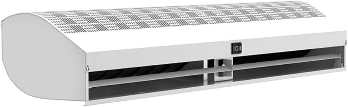 KIJyfgTR Windmaschinen, 120 cm, 90 cm, Schwarz, Starker Wind-Luftschleier, Aluminiumlegierungsplatte, einstellbares Windpanel