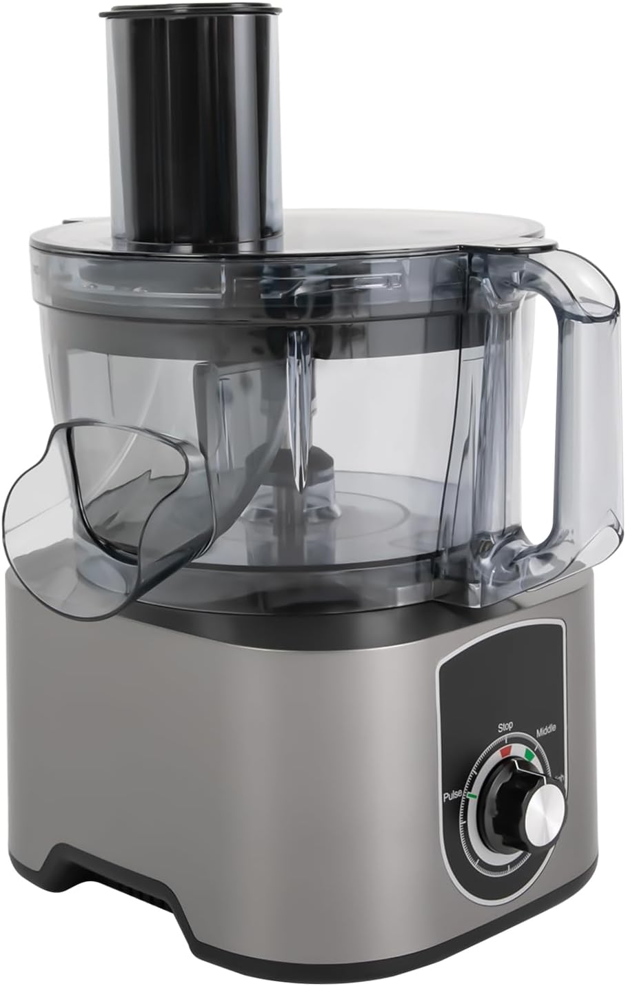 HPDTZ Universalküchenmaschinen, 7 L/1.54gal, 7 Liter, 600 W, PP, PC, lebensmittelechter Edelstahl, Schwarz
