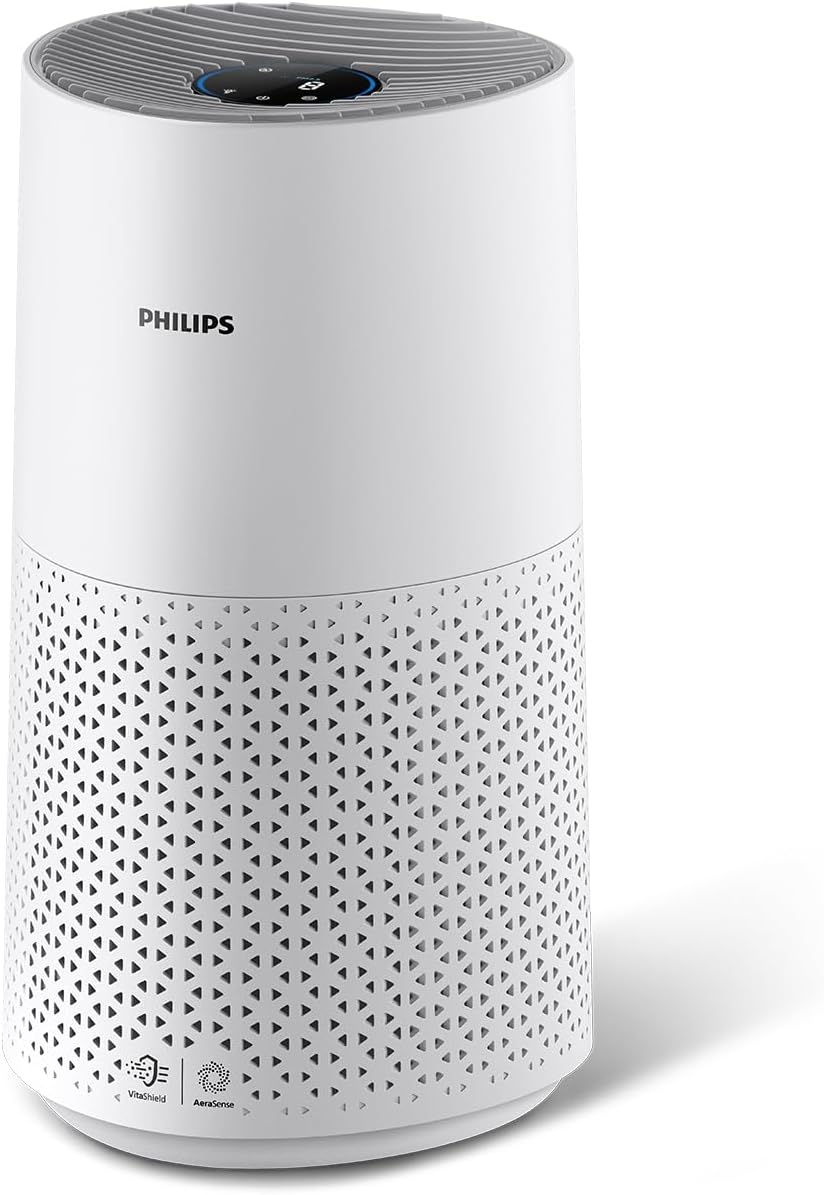 PHILIPS Dunstabzugshaube, 78 m, Weiß, Luftreiniger Serie 1000i, für Räume bis ²