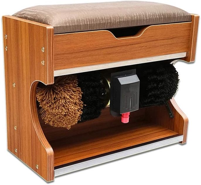 SDJJSAO Monitor, Grau, Schuhputzmaschine, Schuhputzen, Automatisches, mit Wasser