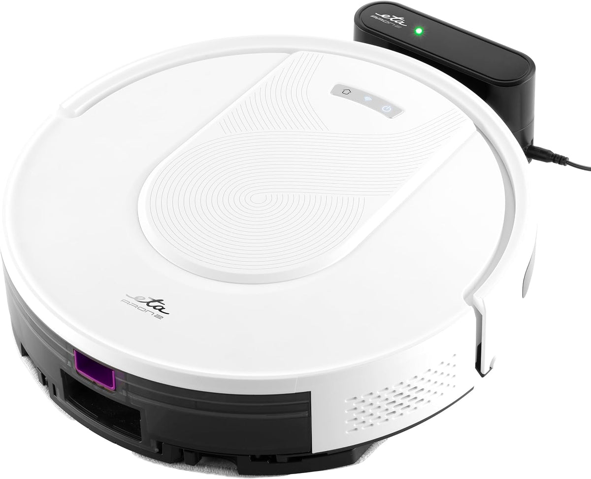 Sofa ETA, Schwarz, Aron 2 Robotersauger mit Wischfunktion