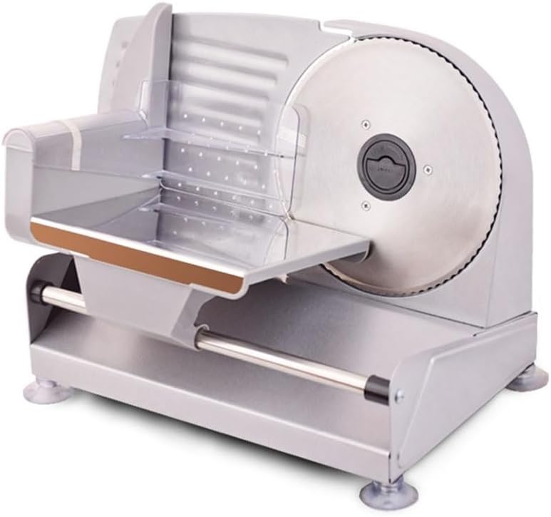 PAHION Allesschneider, 150 W, Schwarz, Brotschneidemaschine Elektrisch Einstellbare Dicke