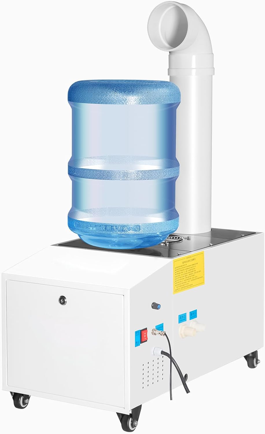Zhipurul Luftbefeuchter für das ganze Haus, 7 kg, Silber, Ultraschall Industrie Luftbefeuchter Edelstahl Gewerbe