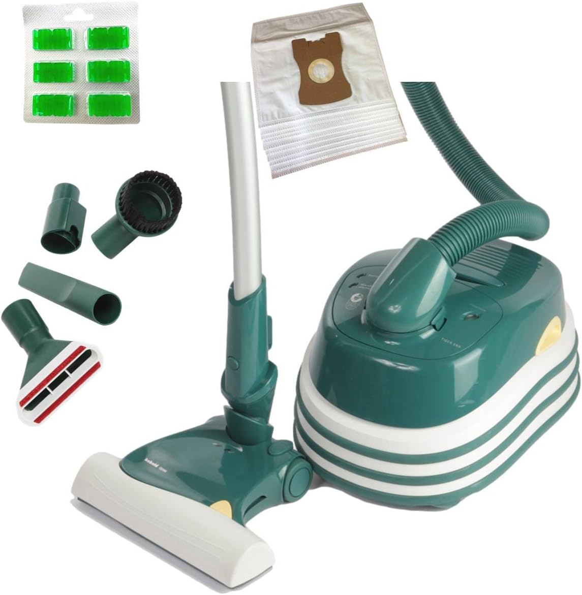 Amazon Renewed Staubsauger, Schwarz, Vorwerk Tiger VT 260 mit Elektrobürste EB 360. Der ist