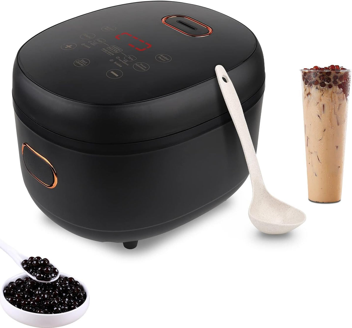 Automatischer Multikocher, 12 L, 16 L, 5 L, 9 L, Grau, Tapioka Pearl Cooker, / / / Kommerzieller Milchteebereiter mit intelligentem