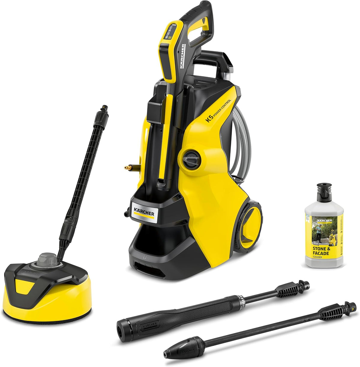 KÄRCHER Hochdruckreiniger, 145 bar, 500 l, 13 kg, 40 m, Schwarz, K 5 Power Control Flex Home, Druck: max., Fördermenge: /h