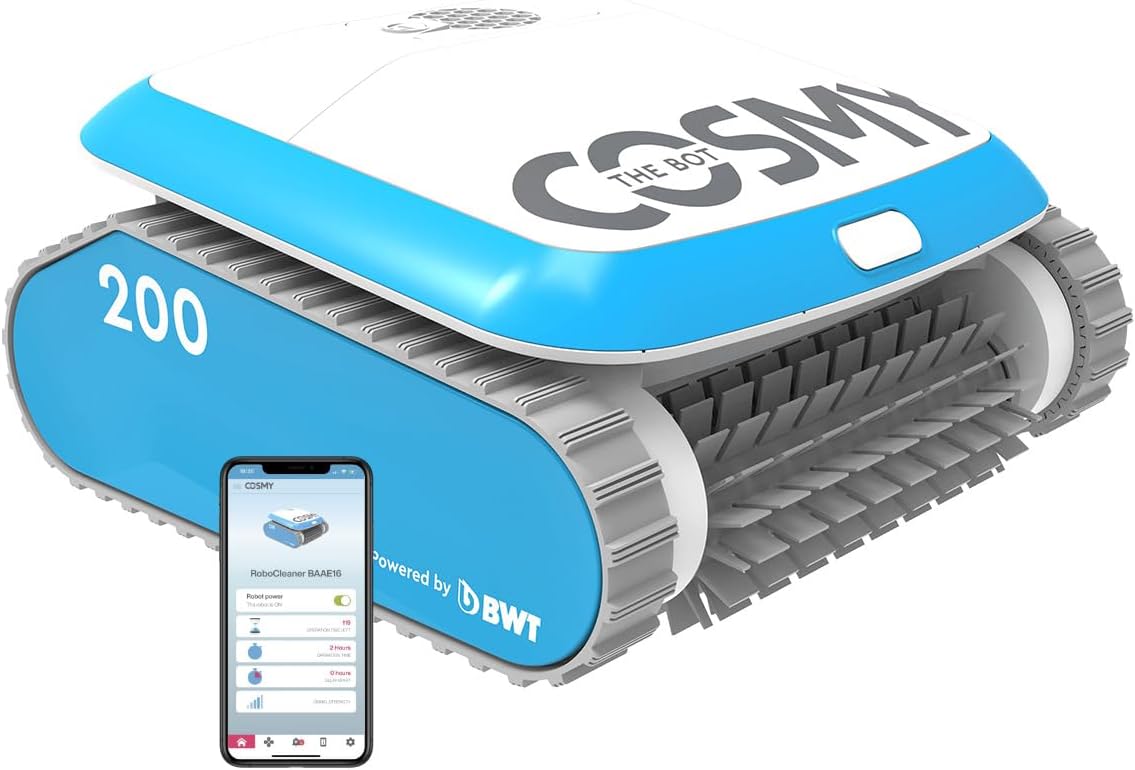 BWT Poolroboter, Schwarz, COSMY 200 mit Kabel