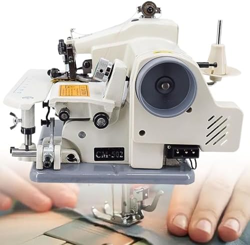 LSyySy Blindstichmaschine, 8 mm, Schwarz, Tragbare Blindstich-Saummaschinen, Näh- und Stickmaschine, maximale Geschwindigkeit von 1200 U/m