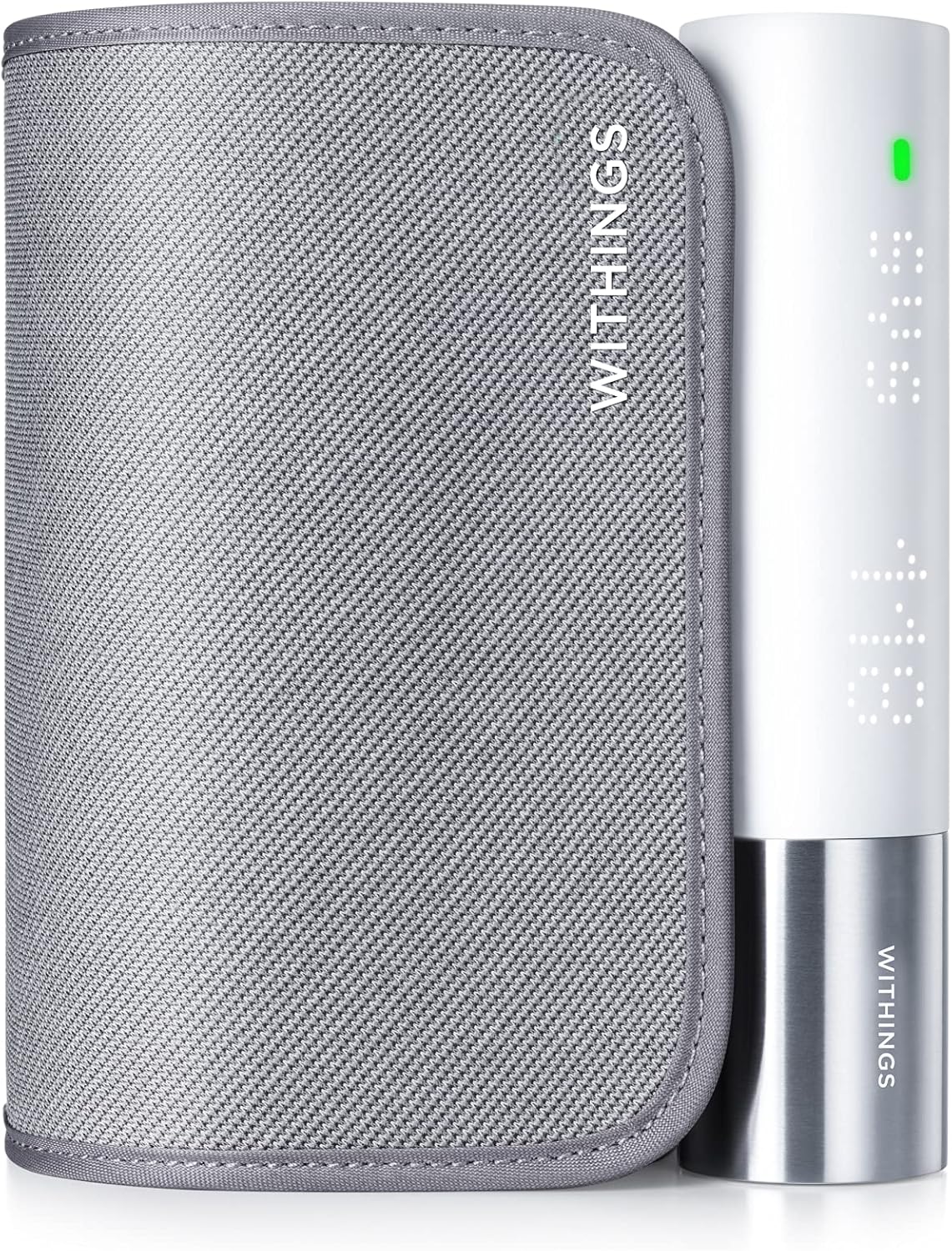 Withings Digitale Oberarm-Blutdruckmessgeräte, Grau, BPM Core - Intelligentes Blutdruckmessgerät mit, EKG (AFib) & digitales Stethoskop