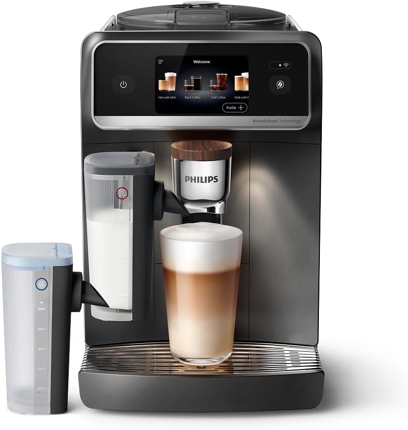 PHILIPS Kaffeevollautomat, Schwarz, LatteGo Pro Aromis, 50+ Spezialitäten