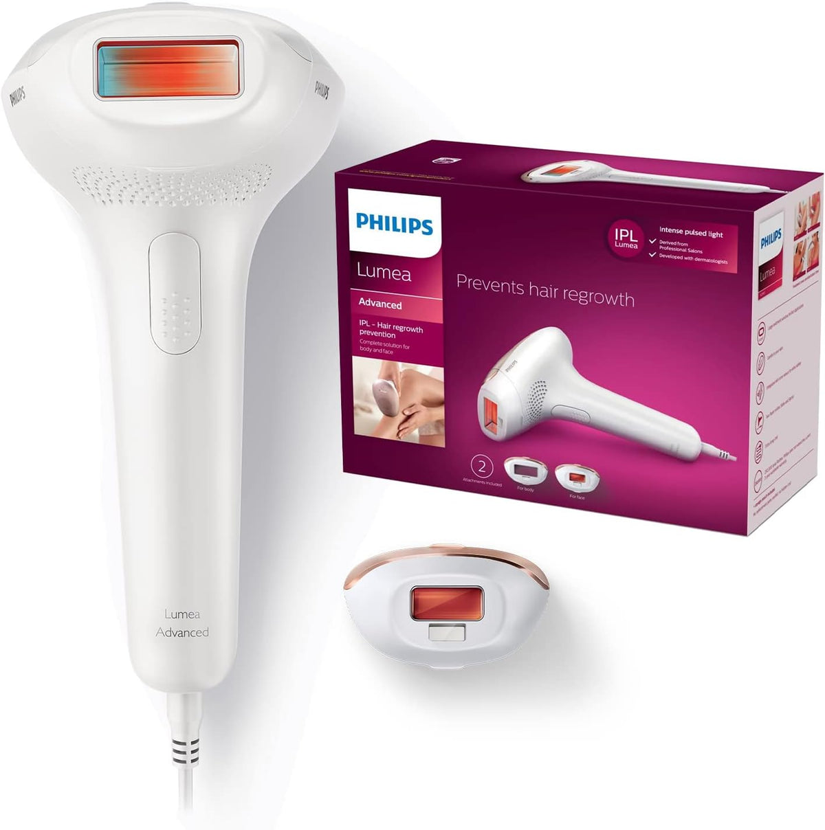 PHILIPS Systeme, Schwarz, Lumea Prestige SC1997/00 IPL Epilierer für Gesicht