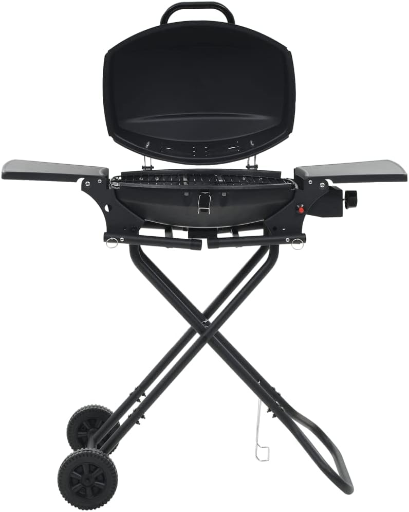 Mandloder Gasgrill, 103 x 47 x 97 cm, 0,15 m, 4,2 kW, Pulverbeschichteter stahl, Schwarz