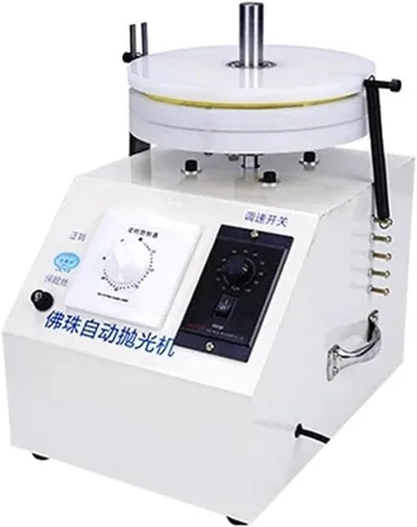 STRAFBRG Bohnermaschinen, Braun, Automatische Buddha-Perlenpoliermaschine, Holzperlenpoliermaschine, runde Perlenmaschine