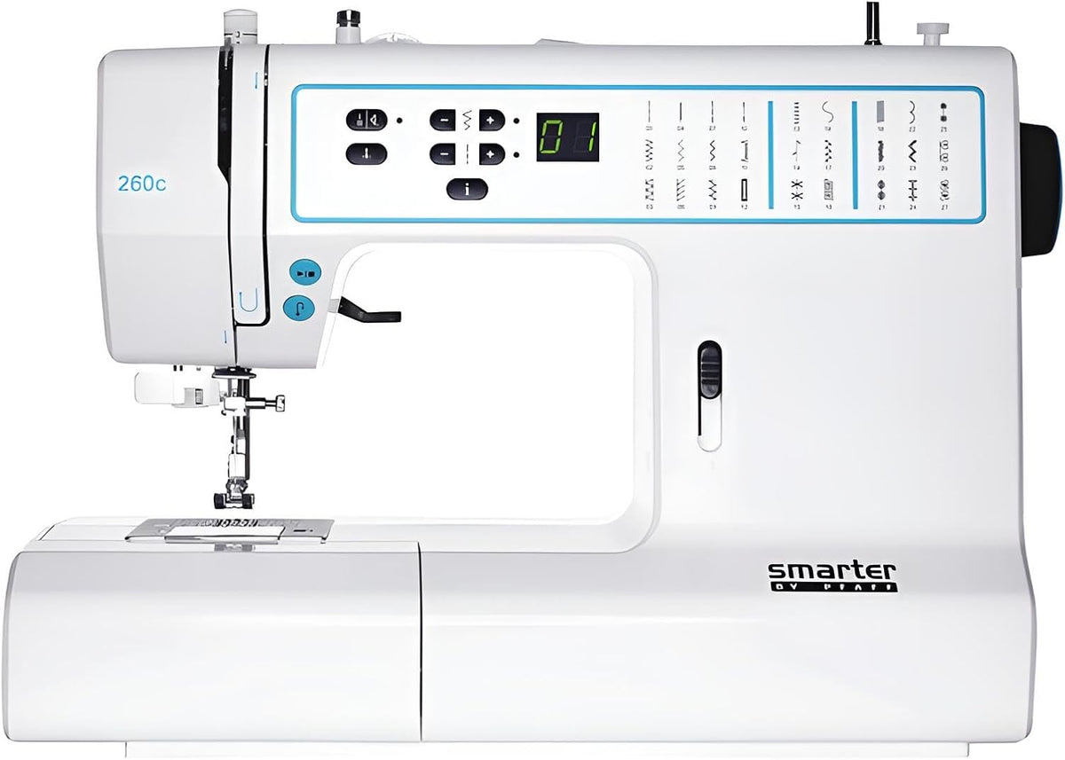 PFAFF Einfache Nähmaschinen, Schwarz, Smarter by 260c