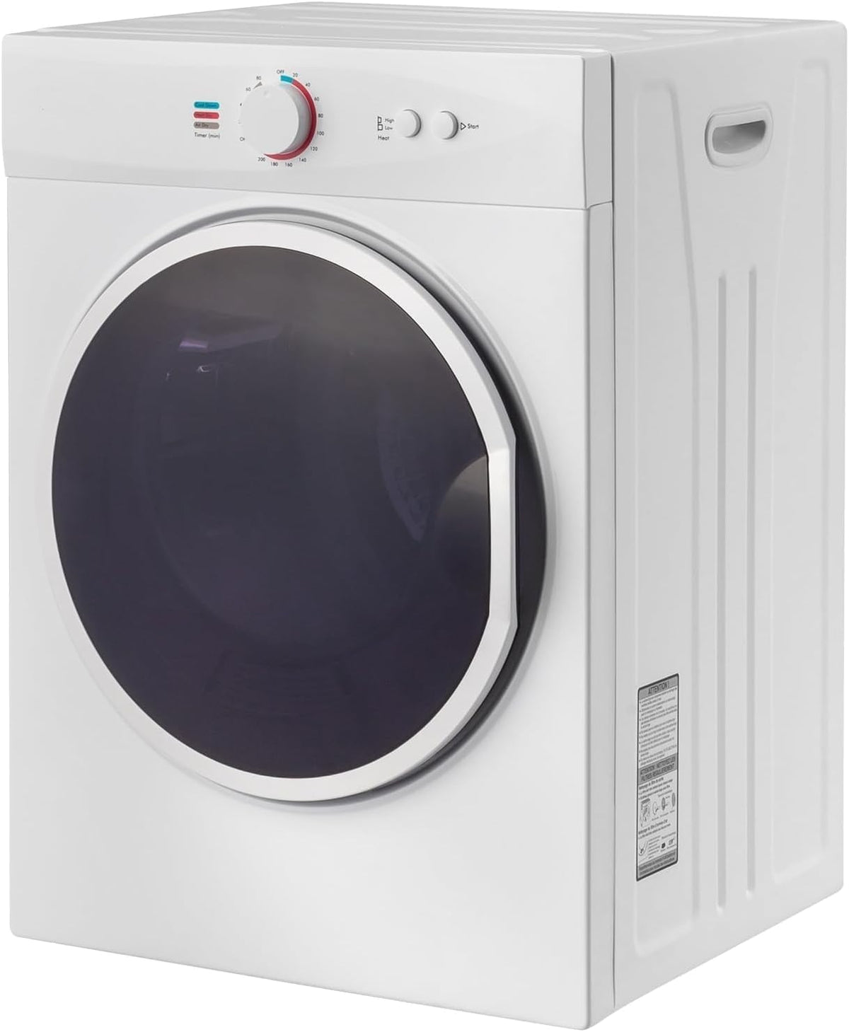 LEADZM Wäschetrockner, 1020 W, 3 kg, 40 L, Weiß, Mini, Trockner, Ablufttrockner, Kle