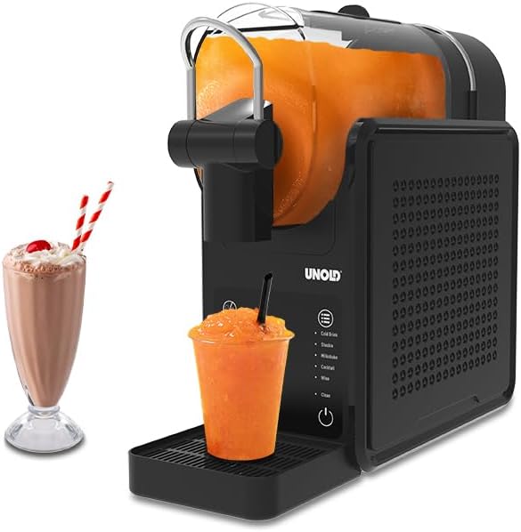 Unold Eismaschine, 2,5 L, 150 W, Schwarz, Slush- STELLA 48949 - Slushie Maker mit Kompressor, für Frozen Drinks, Cocktails & Milkshakes